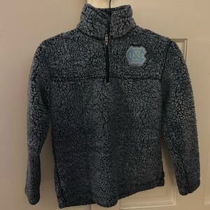 Fleece kids three quarter zip up